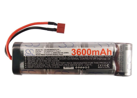 8.4v, Ni-mh, 3600mah, Battery Fit's Cameron Sino, Cs-ns360d47c115, 30.24wh Batteries for Electronics Cameron Sino Technology Limited (Suspended)   