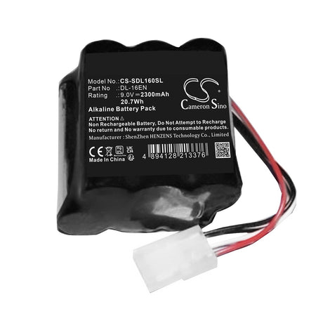 9.0V, Alkaline, 2300mAh, Door Lock battery fits Doorlock, Dl-16en, 20.7Wh Door Lock Cameron Sino Technology Limited