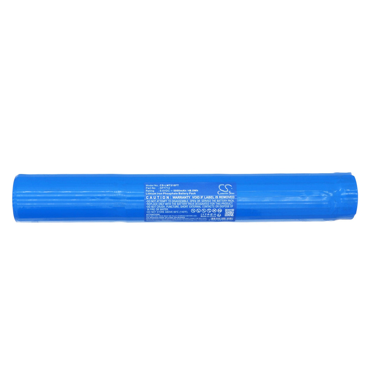 9.6V, LiFePO4, 5000mAh, Flashlight battery fits Ledlenser, Sp7712, X21r, X21r.2, 48.0Wh Flashlight Cameron Sino Technology Limited