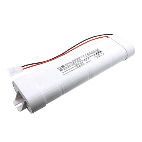9.6V, Ni-CD, 4000mAh, Emergency Lighting battery fits 8DH4-0LA5, 38.4Wh Emergency Lighting Cameron Sino Technology Limited
