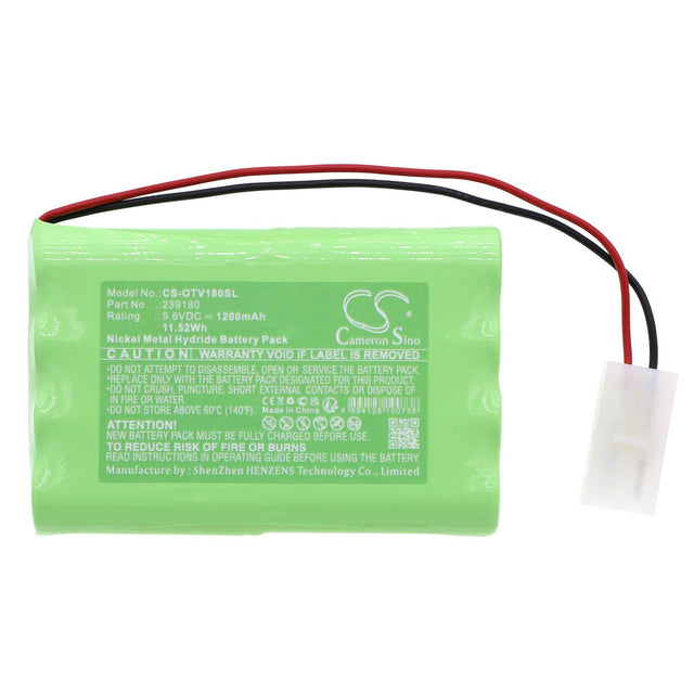 9.6V, Ni-MH, 1200mAh, Diagnostic Scanner battery fits Otc, 239180, Cornwell Tech/force, Evo Scan Scanner Diagnostic, 11.52Wh Diagnostic Scanner Cameron Sino Technology Limited