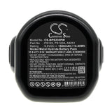 9.6V, Ni-MH, 1500mAh, Power Tools battery fits Black & Decker, A9251, Cd231, Cd231k, 14.4Wh Power Tools Cameron Sino Technology Limited (Power Tools)
