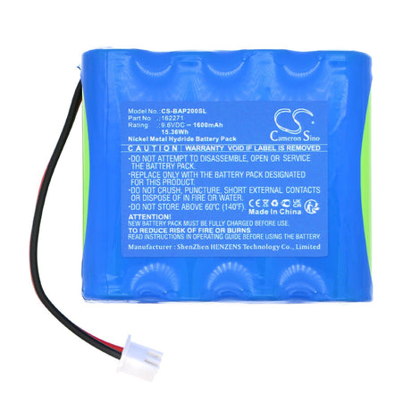 9.6V, Ni-MH, 1600mAh, Personal Care battery fits Beurer, Ap2, 15.36Wh Personal Care Cameron Sino Technology Limited