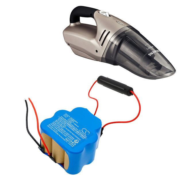 9.6V, Ni-MH, 1800mAh, Vacuum battery fits Siemens, Vk40b01/03, Vxas020v09, 17.28Wh Vacuum Cameron Sino Technology Limited