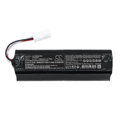 9.6V, Ni-MH, 4500mAh, Medical battery fits Pm Atemschutz, Pa000680, Pa-a867-ng, 43.20Wh Medical Cameron Sino Technology Limited (Medical)