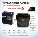 12 Volt 13.5 Amp Hour Sealed Lead Acid Battery (Replaces PK12V13) Sealed Lead Acid (Special) BB Generic