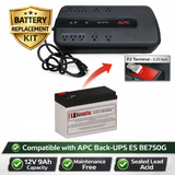 Es750 - Be750g Apc Back UPS Es Battery 12V, 9ah UPS Batteries CB Range
