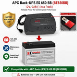 APC BE650BB Battery Replacement – RBC110 12V 9Ah UPS Battery (1 Pack) UPS Batteries CB Range
