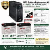 APC Back UPS Pro 1500S, 1500VA Battery - 2 X 12V 9Ah UPS Batteries CB Range