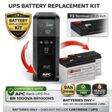 APC Back-UPS Pro BR 1000VA BR1000MS Replacement Battery 2 X 12v 9ah UPS Batteries CB Range