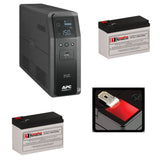 APC Back UPS Pro 1500S, 1500VA Battery - 2 X 12V 9Ah UPS Batteries CB Range
