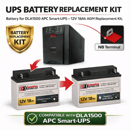 Dla1500 1500 Apc Smart UPS Battery UPS Batteries CB Range
