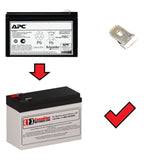 Apc APCRBCV212 Replacement Battery Cartridge 12V, 9ah Backup Battery UPS Batteries CB Range