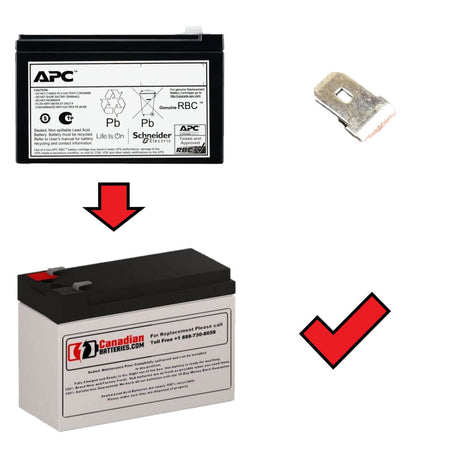 Apc APCRBCV212 Replacement Battery Cartridge 12V, 9ah Backup Battery UPS Batteries CB Range
