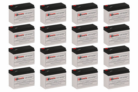 UPS Battery for APC SU48R3XLBP3U XL 48V RM 3U Smart-UPS – RBC105 Replacement 12V 7Ah AGM Battery Kit (16 Pack) UPS Batteries CB Range