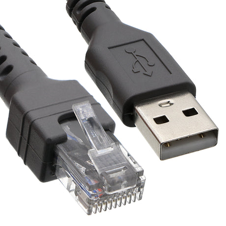 USB, Barcode Scanner Cable fits Honeywell, Voyager XP 147xg, Voyager 1400g, Coiled USB Port 300cm Long, Barcode Scanner Cable Cameron Sino Technology Limited