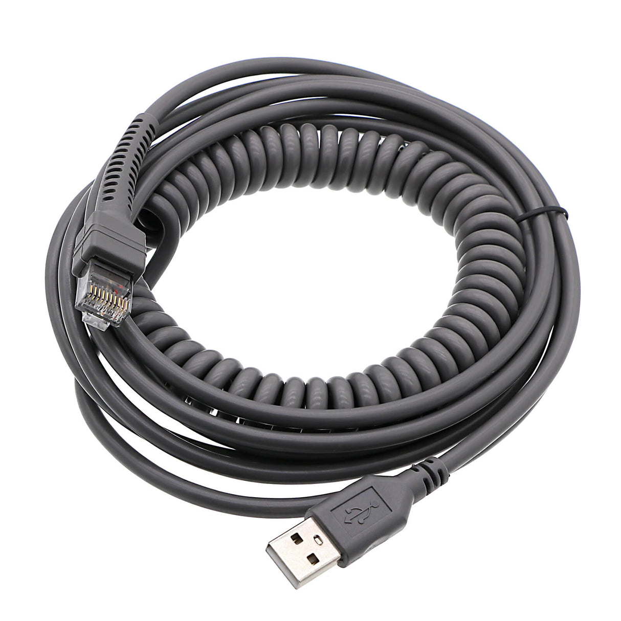 USB, Barcode Scanner Cable fits Honeywell, Voyager XP 147xg, Voyager 1400g, Coiled USB Port 500cm Long Barcode Scanner Cable Cameron Sino Technology Limited