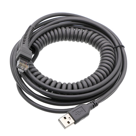USB, Barcode Scanner Cable fits Honeywell, Voyager XP 147xg, Voyager 1400g, Coiled USB Port 500cm Long Barcode Scanner Cable Cameron Sino Technology Limited