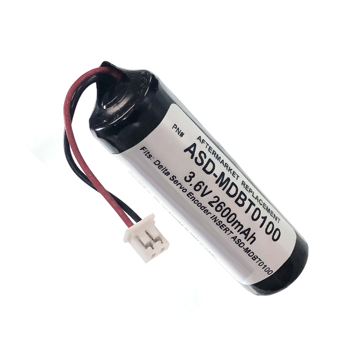3.6V, 2600mah Insert battery for the ASD-MDBT0100, built with Saft LS14500 Cells Saft Batteries Saft Lithium Batteries