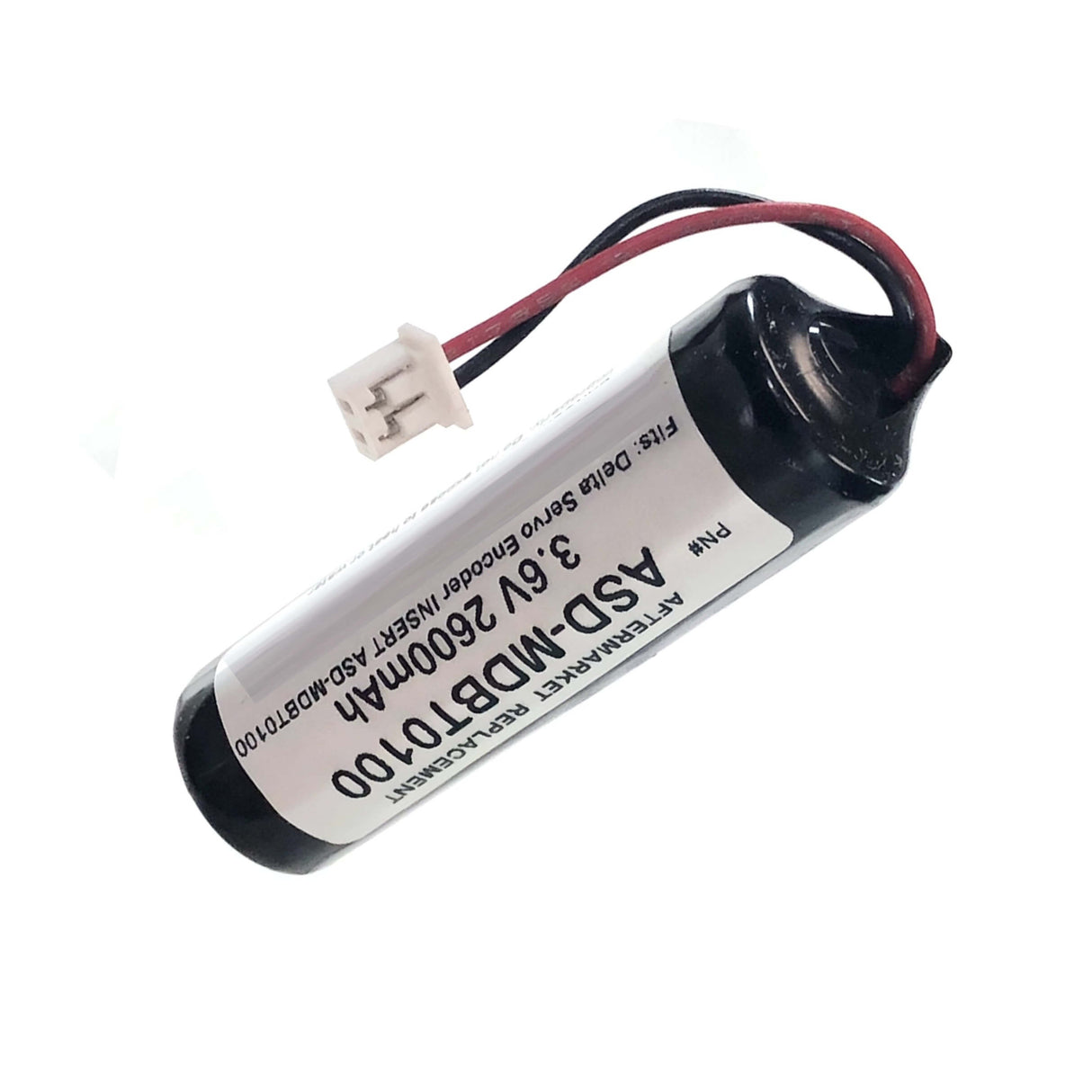 3.6V, 2600mah Insert battery for the ASD-MDBT0100, built with Saft LS14500 Cells Saft Batteries Saft Lithium Batteries