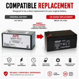 Apc Rbc35 Replacement UPS 12v 3.5ah With F1 Terminal Battery UPS Batteries CB Range