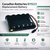 Exogen 4000+ 2000+ 81001906 81025147 91025147 18v 2400mah Lithium Bone Healing System Other Batteries BB Generic