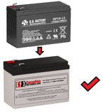 12V, 10Ah, replacement battery for Bb Bp10-12 with F2 terminals Sealed Lead Acid CB Generic