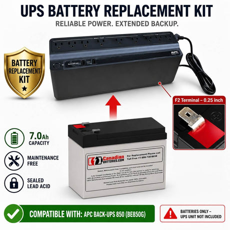 BE850G2 Apc Back UPS Es Battery 12V, 9ah UPS Batteries CB Range