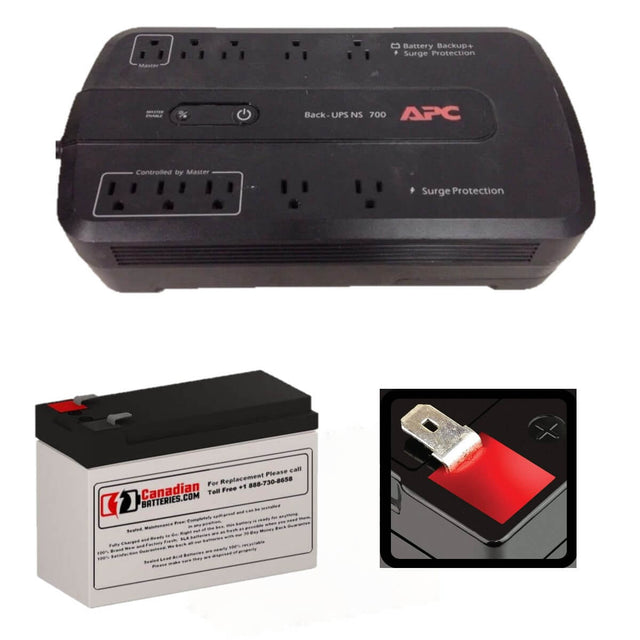 BN700G-CN Apc Back UPS Es Battery 12V, 9ah UPS Batteries CB Range