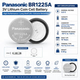 Br1225a Wide Temperature Range 3.0 Volt Lithium Battery Replacement Coin Cell Batteries Panasonic