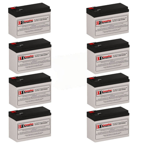 APC Symetra PX SYBTU2-PLP Compatible Replacement Battery Kit – 8 x 12V 9Ah AGM Batteries UPS Batteries CB Range