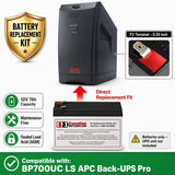 Bp700uc Ls Apc Back UPS Pro Battery 1 x 12V 7ah UPS Batteries CB Range