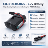 Robotics Battery For Abb Robots 3hac044075 7.2v, 3300mah Robotics Battery BB Generic