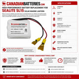 Sealite SL15 Solar Marine Lantern Replacement Battery – 3.6V 1600mAh Ni-MH Other Batteries BB Generic
