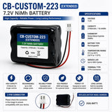 Battery For 2gig-batt1x Extended 7.2v, 2700 Mah - 19.44wh Other Batteries BB Generic