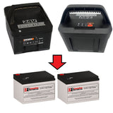 Worx WA3218 replacement batteries, 2 x 12V 12Ah, F2 Terminal Sealed Lead Acid BB Generic Standard - 12V 12Ah
