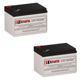 Worx WA3218 replacement batteries, 2 x 12V 12Ah, F2 Terminal Sealed Lead Acid BB Generic