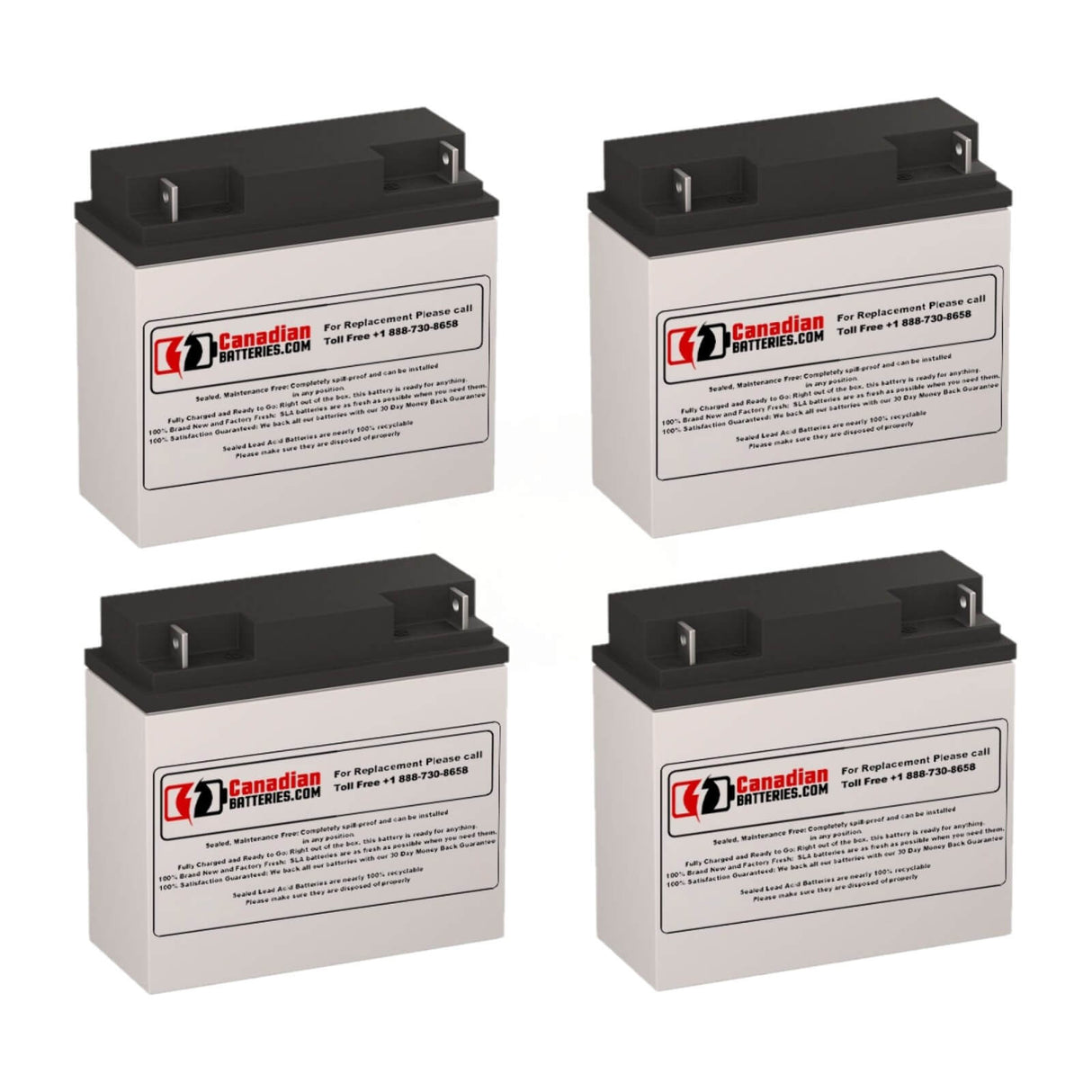 Batteries For Cyberpower Pr3000lcd UPS, 4 X 12v, 18ah - 216wh UPS Batteries CB Range