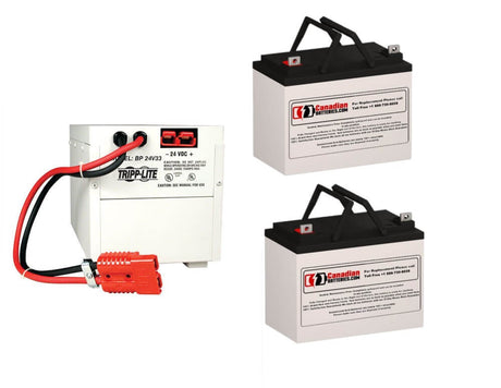 Batteries pour Tripp Lite Bp24v33 UPS, 2 X 12v, 33ah - 396wh Batteries UPS Gamme CB