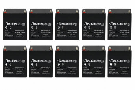 APC Smart-UPS X 3000 LCD (SMX3000HVT) Replacement 10 X 12v 5ah With F2 Terminal UPS Batteries CB Range