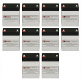 Apc Rbc117, RBC143, RBC118 Replacement UPS 10 X 12v 5ah With F2 Terminal Battery UPS Batteries CB Range