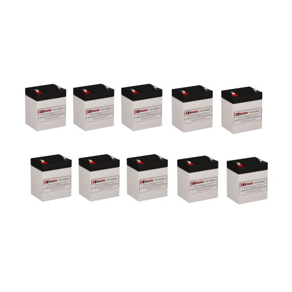 APCRBC143US UPS battery set, 10 X 12v, 5ah - 60wh UPS Batteries CB Range