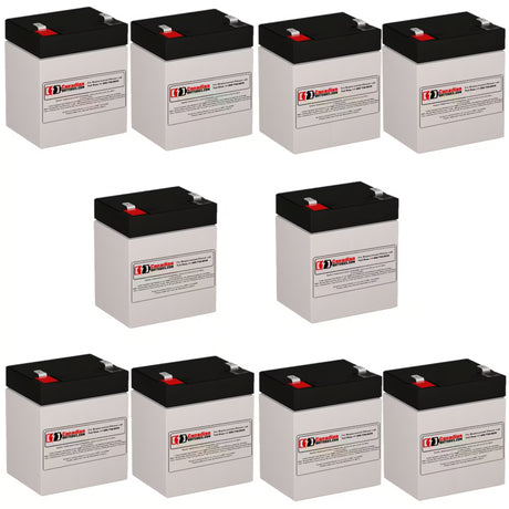 APC SMX3000RMHV2UNC UPS Battery Replacement Kit RBC117 – 10 x 12V 5Ah AGM UPS Batteries CB Range