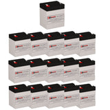 Tripp Lite SU5000RT4UHV UPS Battery Kit 16 x 12V 5Ah UPS Batteries CB Range