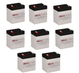 RBC43 Replacement Battery Kit for APC Sum1500rmxl2u UPS | 8 x 12V 5Ah AGM UPS Batteries CB Range