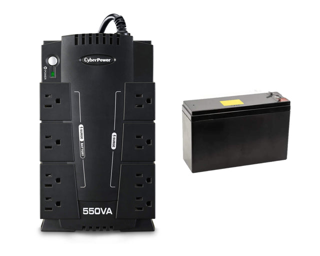 Battery For Cyberpower Cp550slg UPS, 1 X 12v, 6ah - 72wh UPS Batteries CB Range