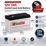 Es550 Apc Back UPS Es Battery, 1 x 12V 7Ah