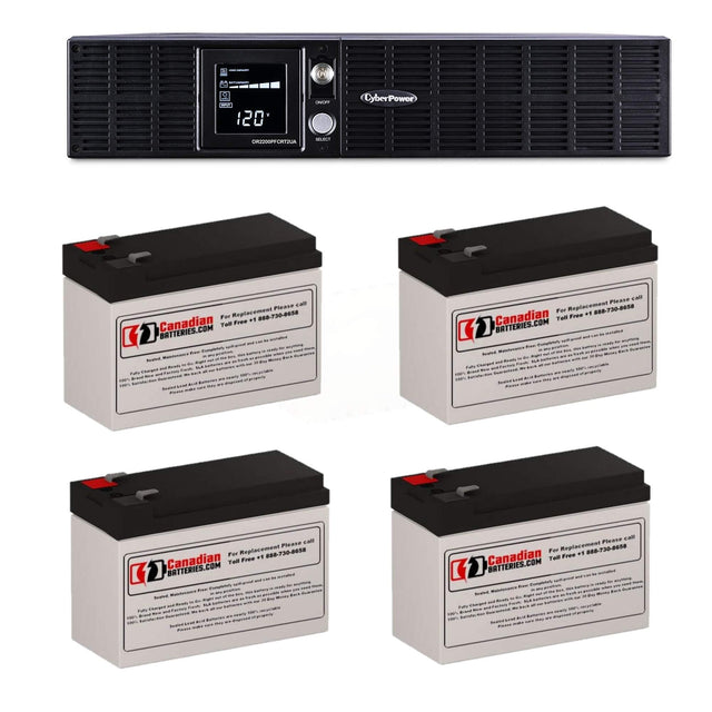 Batteries For Cyberpower Or2200pfcrt2ua UPS, 4 X 12v, 9ah - 2200 VA / 1320 W UPS Batteries CB Range
