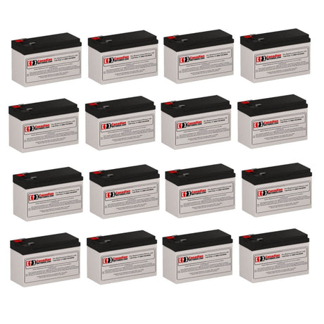 Dell 4200W 5T8T3 UPS Replacement Battery Kit 16 Pack 12V 9Ah UPS Batteries CB Range