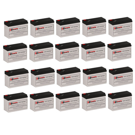 Batteries For Cyberpower Ol6000rt3utf UPS, 20 X 12v, 7ah - 84wh UPS Batteries CB Range